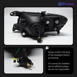 AKD Head Lamp for Pajero V73 LED Headlight 2004-2016 Headlights V77 V75 DRL Turn Signal High Beam Angel Eye Projector Lens