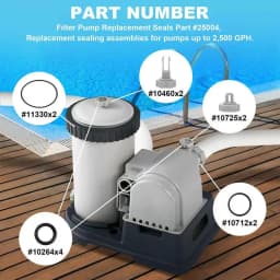 Pool Sand Filter Parts Sand Filter Pump Seal O Ring Kit Pool Pump Replacement Parts For Efficient Maintenance
