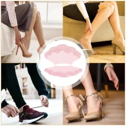 Heel Grips For Womens Shoes 1 Pair Cushioned Heel Protector Adhesive Soft Loose Shoes Heel Grips Protectors Anti-Bubble Heel Pad