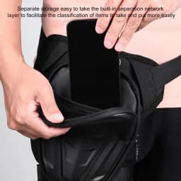 Thigh Bag With Leg Strap Waterproof Hard Shell Thigh Fanny Pack Multifunctional Large Capacity Motorcycle Fanny Pack For Cycling