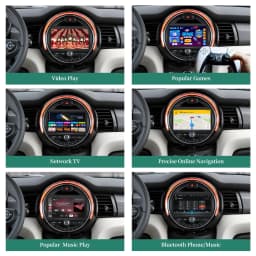 Android Auto Screen Android 13 for BMW NBT Mini Cooper One JCW F54 F55 F56 F57 F60 7"Car Radio Apple CarPlay GPS Navi Head Unit