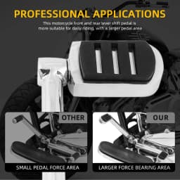 Motorcycles Front Rear Levers Shifter Heel Toe Shift Foot Pegs Pedal accessories For Harley Touring Davidson 86-17 FL Softail