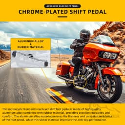 Motorcycles Front Rear Levers Shifter Heel Toe Shift Foot Pegs Pedal accessories For Harley Touring Davidson 86-17 FL Softail