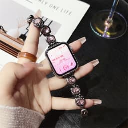 Jewelry strap For Apple Watch ultra band 49mm 45mm 41mm 38mm 42mm Diamond Bracelet correa iWatch Series 8 7 6 5 4 3 SE 40mm/44mm