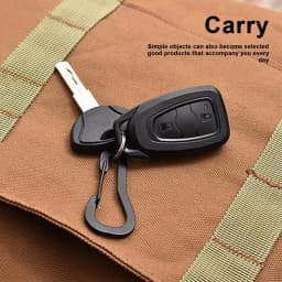 Carabiner Keychain Carabiner Locking Clips Portable Screw Locking Carabiner Clip Hook For Fishing Backpack Camping Hiking
