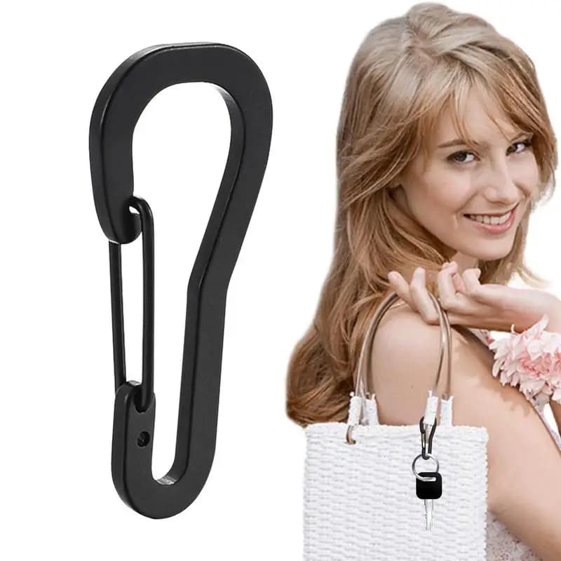 Carabiner Keychain Carabiner Locking Clips Portable Screw Locking Carabiner Clip Hook For Fishing Backpack Camping Hiking
