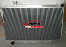 Aluminum Radiator+Fans For Nissan Fairlady 350Z Z33 2003-2006 2003 2004 2005 2006 03 04 05 06 AT