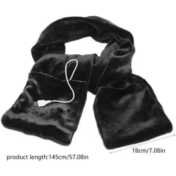 Heating Neck Wrap USB Heating Scarf With 2 Pockets Warm And Soft Cycling Accessory For Camping Climbing Cycling Backpacking