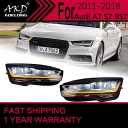 Car Lights for Audi A7 LED Headlight 2011-2018 A7L Head Lamp Drl Projector Lens Automotive Accessories
