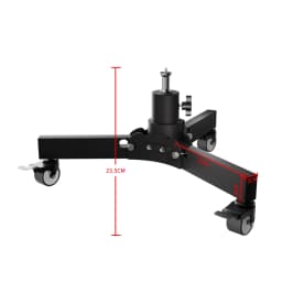 Metal Tripod Light Stand Floor-Mounted Pulley Movement Foldable Photography Fill Spot Light Softbox Photo Studio Wheels Base