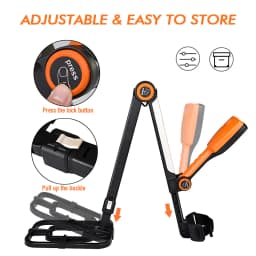 TX‑630 Foldable Professional Metal Detector is perfect for adult beginners & hobby treasure hunters Foldable design outdoorDéte