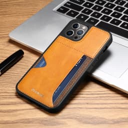 Leather Case for iPhone 14 Pro Max 13 Pro 11 12 Drop Protection Card Holder Anti-knock Cell Phone Bag for Iphone 14 Plus