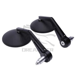 Universal 7/8" 22mm Motorcycle Handlebar Bar End Mirrors Rearview Mirror Handle Round For Kawasaki Honda Suzuki Yamaha
