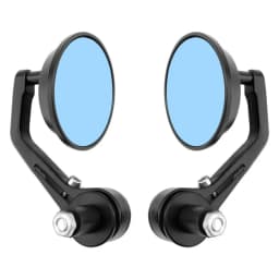Round 7/8" Handlebar Aluminum Alloy Motocycle Rearview Mirrors Moto Bar End Motor Side Mirrors Motorcycle Cafe Racer Accessories