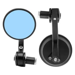 Round 7/8" Handlebar Aluminum Alloy Motocycle Rearview Mirrors Moto Bar End Motor Side Mirrors Motorcycle Cafe Racer Accessories