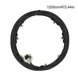 Water Misters For Outside Patio Outdoor Water Misting Cooling Irrigation System 6M/9M/12M Garden Umbrella Mist Sprinkler Nozzle