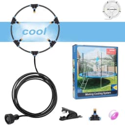 Water Misters For Outside Patio Outdoor Water Misting Cooling Irrigation System 6M/9M/12M Garden Umbrella Mist Sprinkler Nozzle