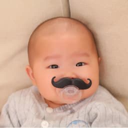 Baby Funny Pacifier Food Grade Lips Portable Cute Pacifiers With Funny Beard Mustache Pacifier For Babies And Toddlers Unisex