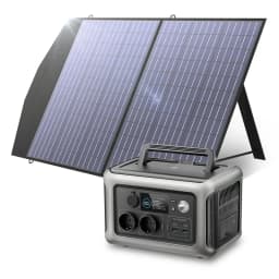 ALLPOWERS Solarpanel 100W 140W 200W Solar Energy Charger with LiFePo4 Battery 299Wh 600W Portable Power Station for Camping RV