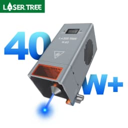 LASER TREE K40 Optical Power 40W Laser Head with Air Assist 450nm Blue Light 8 Diodes TTL Module for Engraver Cutting Wood Tools