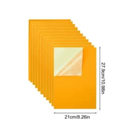 Felt Sheets Adhesive Backed 10pcs Solid Color Sticky Felt In A4 Size Peel And Stick Felt Sheets Soft Felt Fabric Sheets Stick
