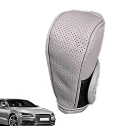 Auto Gear Shift Cover Handbrake Cover Universal PU Leather Automatic Knob Cover Car Shifter Stick Protector Decoration