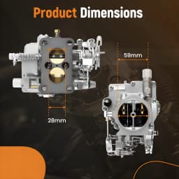 2-Barrel Carb Carburetor for Toyota Corolla 3K 4K Suzuki Samurai 21100-24034 Carburetor Manual Choke