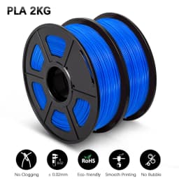 SUNLU 2KG PLA/Matte/Luminous/Marble/Wood/Carbon Fiber/Twinkle Filament 1.75mm 1KG Spool Glow in the Dark Material For 3D Printer