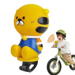 Kids Bike Bell Tiger Squeeze Bell Kawaii Panda Animal Cycling Bells Fun Soft Cute Horn For Children For Girls Bike Handlebars