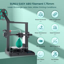 SUNLU 3D Filament ABS/TPU/EASY ABS/ASA 1.75mm 2Roll 1KG(TPU 0.5KG/Roll) 3D Printer Filament for 3D Printer
