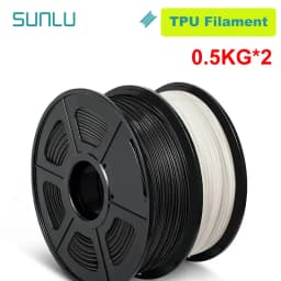 SUNLU 3D Filament ABS/TPU/EASY ABS/ASA 1.75mm 2Roll 1KG(TPU 0.5KG/Roll) 3D Printer Filament for 3D Printer