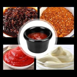 Dipping Cups Condiment Cup 50ml Sauce Dipping Cups Small Bowls For Dips Sauce Cups Reusable Salad Dressing Container To Go Round