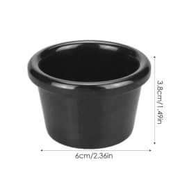 Dipping Cups Condiment Cup 50ml Sauce Dipping Cups Small Bowls For Dips Sauce Cups Reusable Salad Dressing Container To Go Round