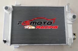 3 Row Aluminum Radiator + Fan For Triumph TR TR4 1961 1962 1963 1964 1965 Manual MT 61 62 63 64 65