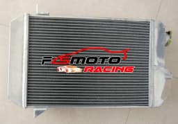 3 Row Aluminum Radiator + Fan For Triumph TR TR4 1961 1962 1963 1964 1965 Manual MT 61 62 63 64 65