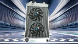 3 Row Aluminum Radiator + Fan For Triumph TR TR4 1961 1962 1963 1964 1965 Manual MT 61 62 63 64 65