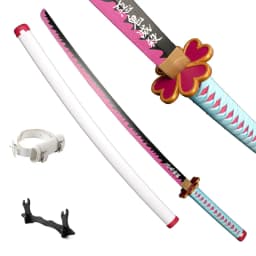 Japanese Anime Samurai Sword Cosplay Character Weapons Porps Wooden Blade Toy Katana Kyoujurou Shinobu Black Muichirou