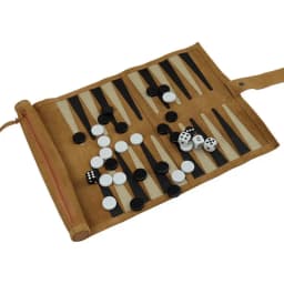 Travel Size Backgammon Game Portable Travel Strategy Backgammon Game Set Backgammon Small Game Set Strategy Backgammon Game Set