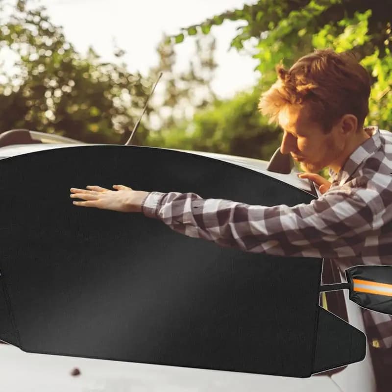 Car Windshield Cover Auto Shade Front Windshield 69x49 Inch Windshield Cover For Ice And Snow Windshield Snow Cover Winter