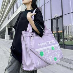 Tennis Racket Bag Lightweight Badminton Bag Large Capacity Tennis Backpack Waterproof Badminton Backpack Tennis Tote Bag For