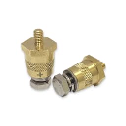 Battery Terminal Connector Multipurpose M8 Thread Brass Side Post Threaded Terminal Stud End Metal Battery Terminal Charging