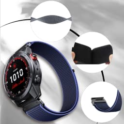 26mm 22mm Soft Nylon Quick Release Strap Wristband For Garmin Fenix 8 5x 5Plus 6x 6Pro 7 7x Epix 3 Instinct Watch Band Bracelet