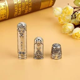 Embroidery Scissors Vintage European Style Precision Scissors Sewing Tools Exquisite Metal Sewing Thimble Vintage Scissors