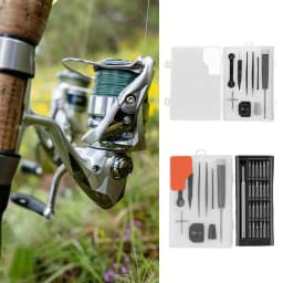 Fishing Reel Maintenance Kit Multipurpose Fishing Tool Set Cleaning Maintenance Tool Portable Maintenance Repair Tool Fishing