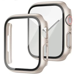 Glass+Cover For Apple Watch case 45mm 41mm 44mm 40mm 42mm 38mm correa Accessorie Screen Protector iwatch series 5 4 6 SE 3 7 8 9