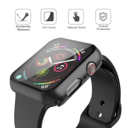 Glass+Cover For Apple Watch case 45mm 41mm 44mm 40mm 42mm 38mm correa Accessorie Screen Protector iwatch series 5 4 6 SE 3 7 8 9