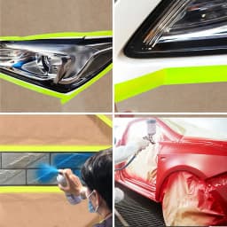 Masking Paper For Painting Tape And Drape For Car Auto Body Supplies Masking Paper Kraft Paper For Painting Car Furniture