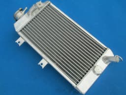 Aluminum Radiator + 7" FAN For Kawasaki KLR650 KLR650E KLR 650 E 2008-2014 2009 2010 2011 2012 2013