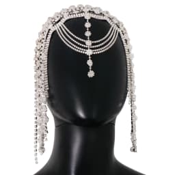 Fashion Tassel Head Chain Jewelry Indian for Women 1920s Flapper Forehead Cap Headpieces Bridal Art Deco Party Hair Accessories