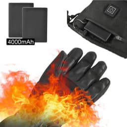 Heated Gloves For Winter Skiing Heating Thermal Gloves Rechargeable Cycling Thermal Mitten 3 Gear Adjustable Full Finger Glove